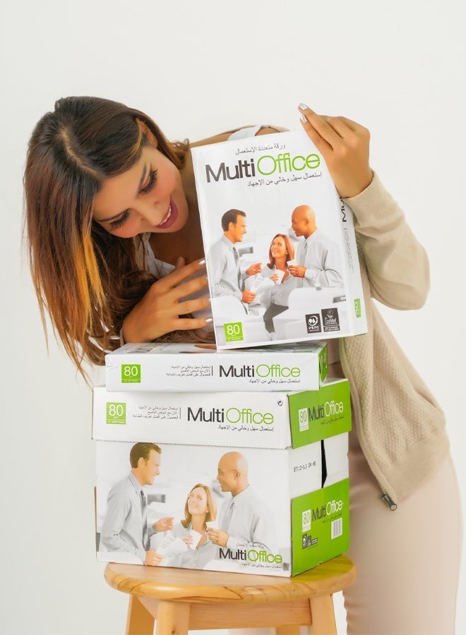 Multi Office A4 Printing Paper White 80 GSM - 500 Sheets Ream - High Quality for Professional Printing - Image 3